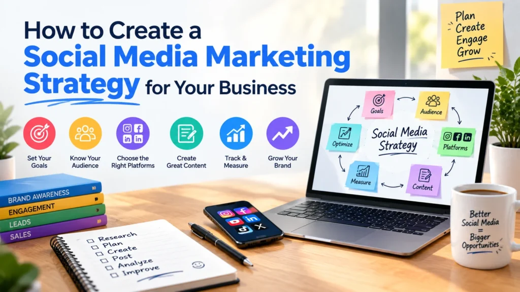 Social media marketing strategy guide by a freelance digital marketer in Ernakulam to help businesses grow online.